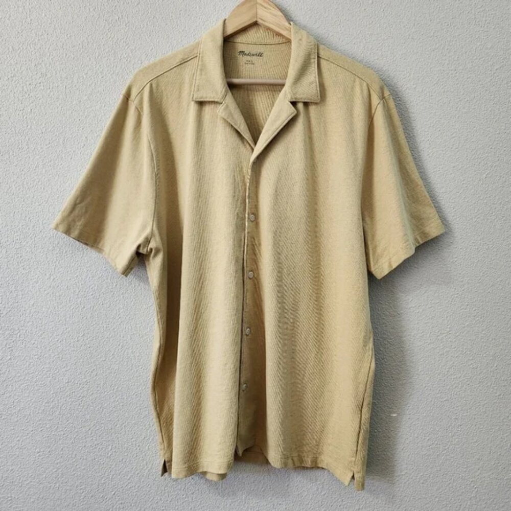 Madewell Knit Easy Short-Sleeve Camp Shirt